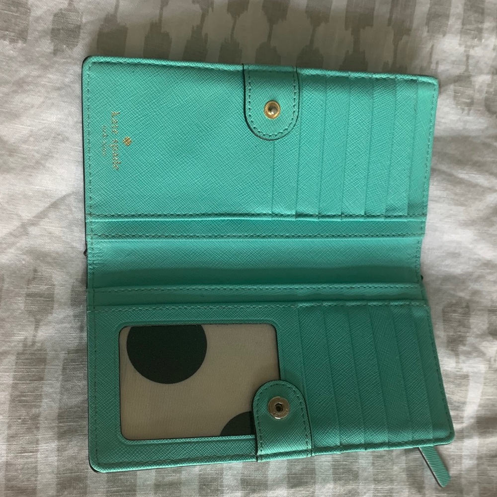 Kate Spade Turquoise Wallet - Picture 6 of 11